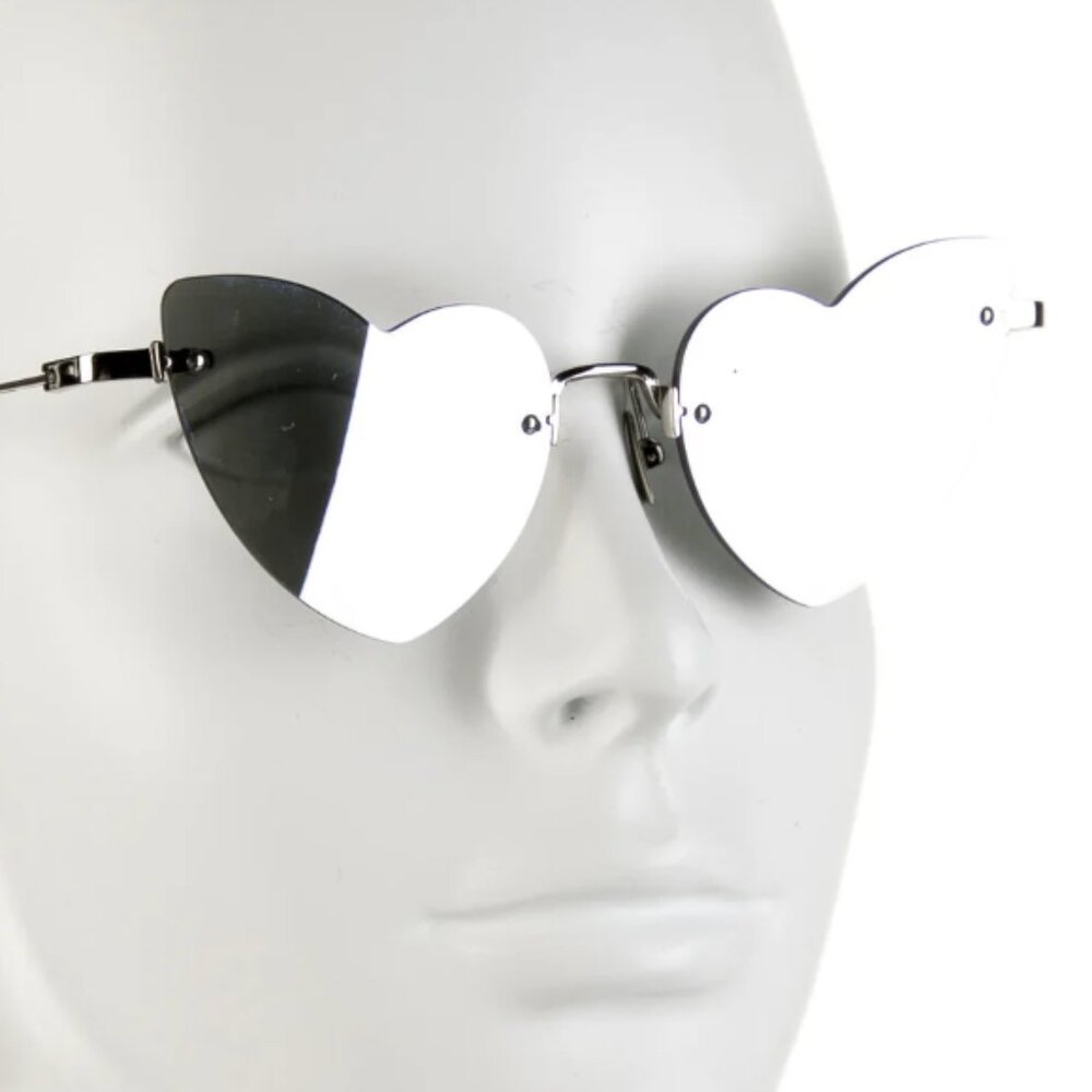 ***Final Sale Price*** Saint Laurent Rimless heart shaped Sunglasses